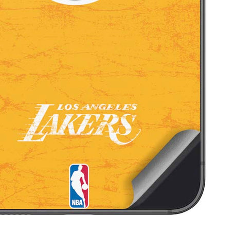 NBA Los Angeles Lakers Distressed Galaxy A14 5G Skin